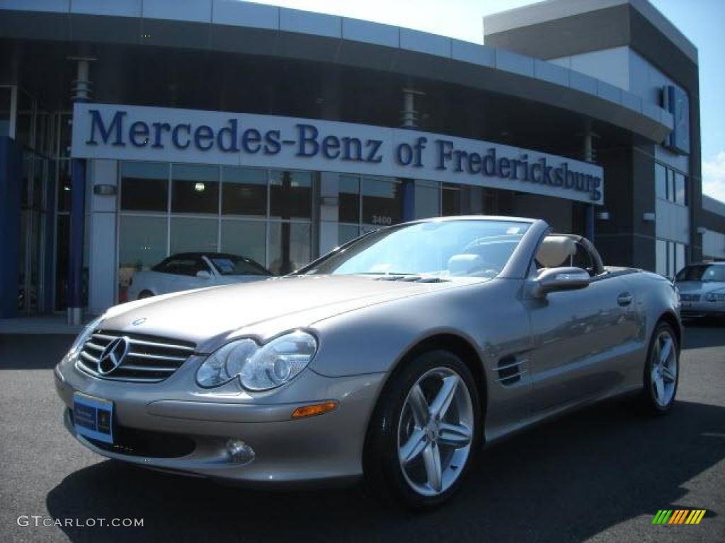 2005 SL 500 Roadster - Pewter Metallic / Stone photo #1