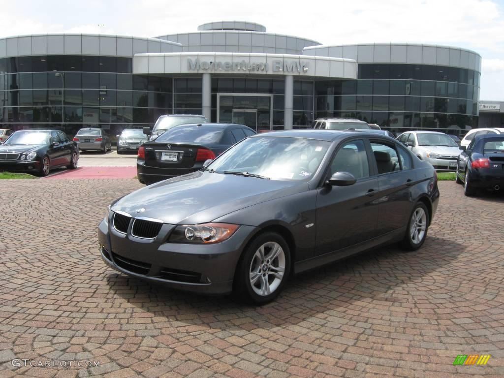 2008 3 Series 328i Sedan - Sparkling Graphite Metallic / Gray photo #1