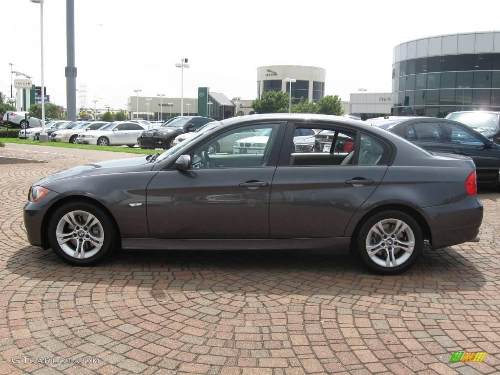 2008 3 Series 328i Sedan - Sparkling Graphite Metallic / Gray photo #6