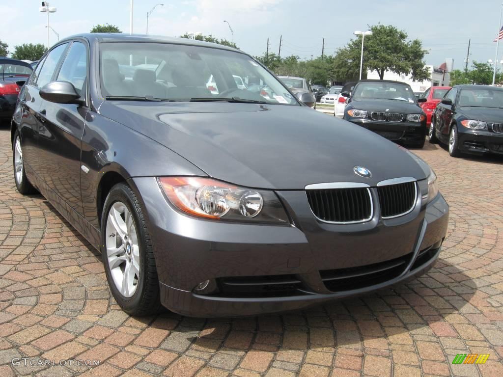 2008 3 Series 328i Sedan - Sparkling Graphite Metallic / Gray photo #15