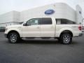 2009 White Sand Tri Coat Metallic Ford F150 Lariat SuperCrew 4x4  photo #5