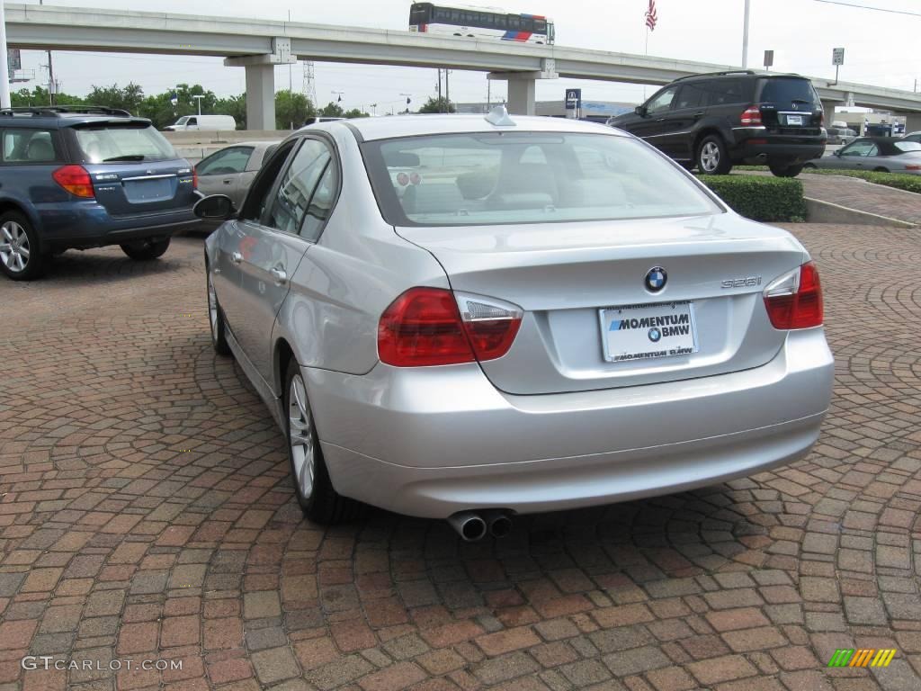 2008 3 Series 328i Sedan - Titanium Silver Metallic / Gray photo #8