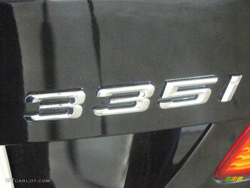 2007 3 Series 335i Coupe - Jet Black / Saddle Brown/Black photo #32