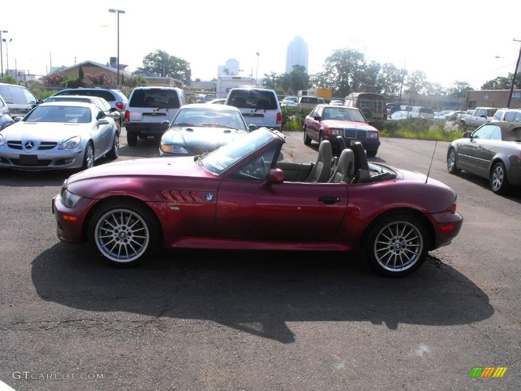 2001 Z3 3.0i Roadster - Siena Red Metallic / Beige photo #11