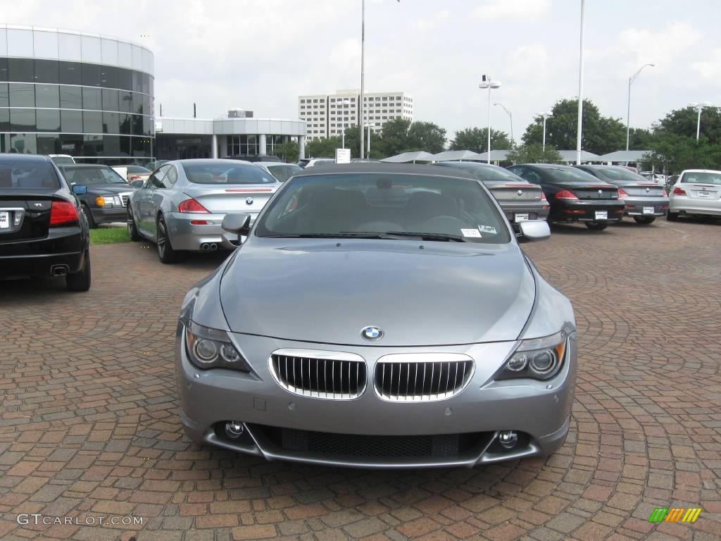 2006 6 Series 650i Convertible - Stratus Grey Metallic / Black photo #2