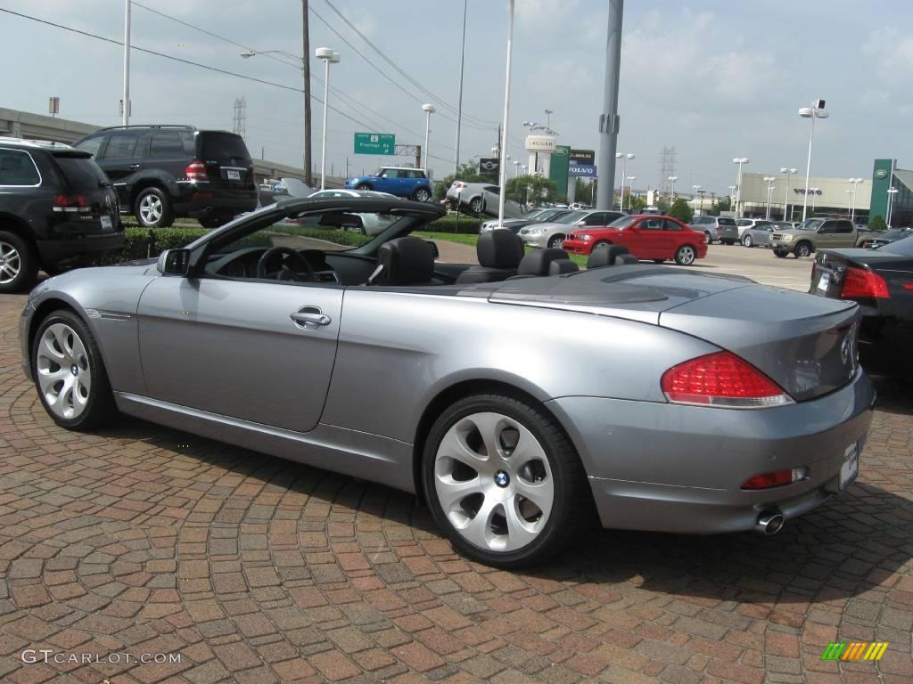 2006 6 Series 650i Convertible - Stratus Grey Metallic / Black photo #33