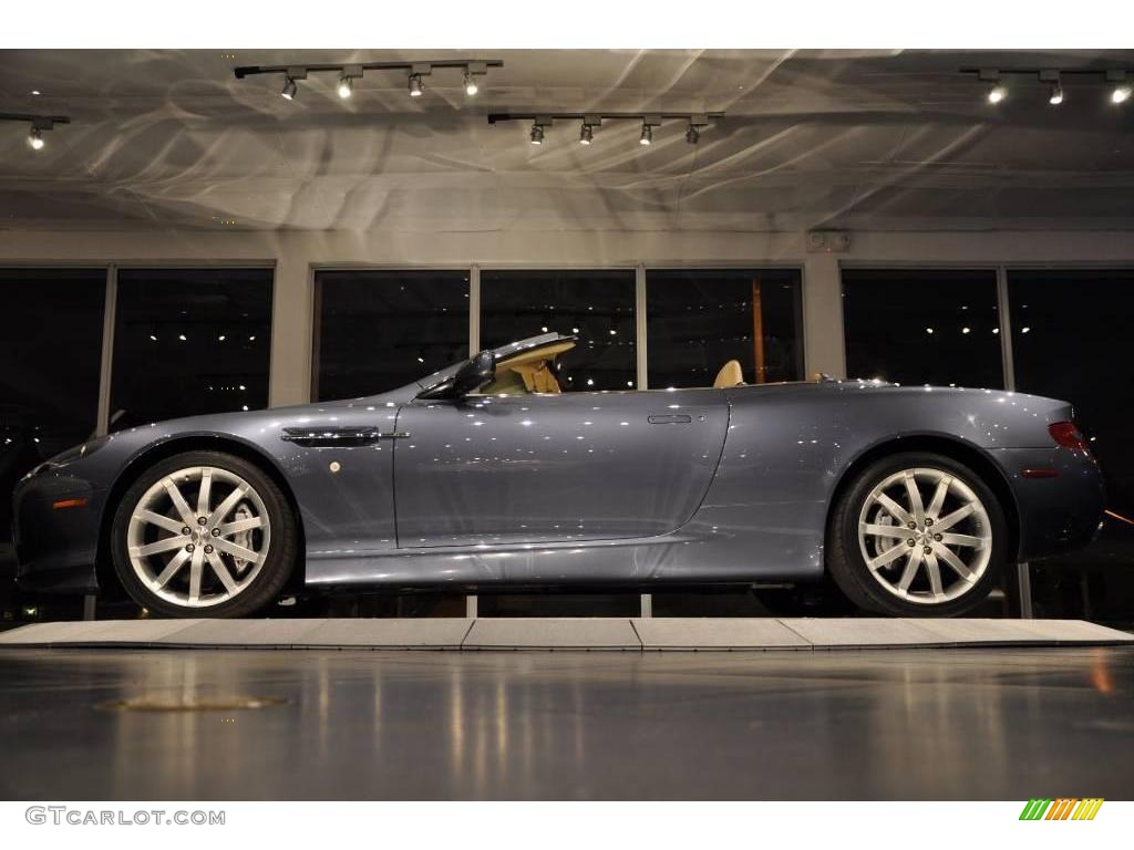 2007 DB9 Volante - Slate Blue / Sandstorm photo #11