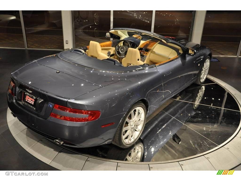 2007 DB9 Volante - Slate Blue / Sandstorm photo #23