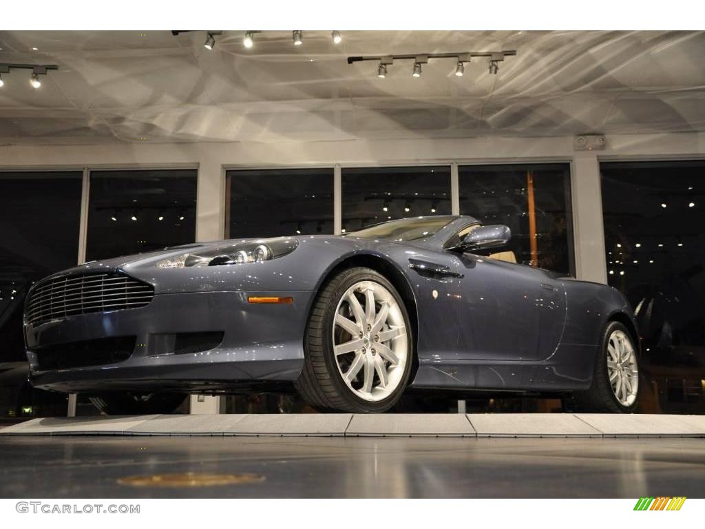 2007 DB9 Volante - Slate Blue / Sandstorm photo #34