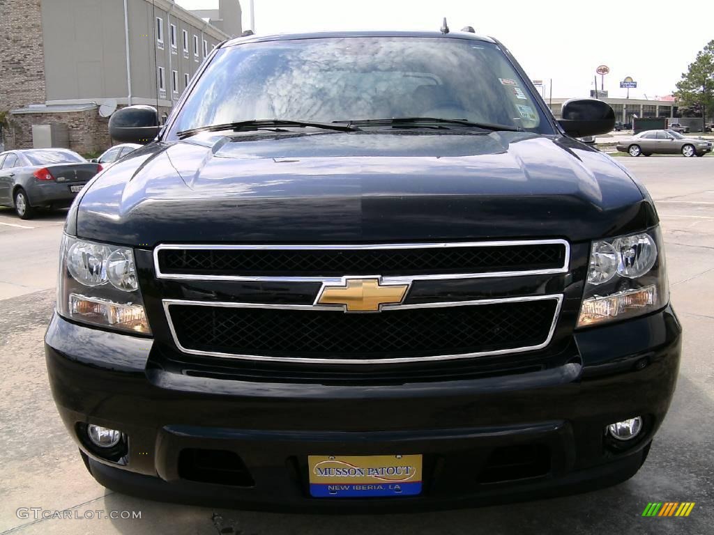 2007 Avalanche LTZ - Black / Ebony/Light Cashmere photo #8