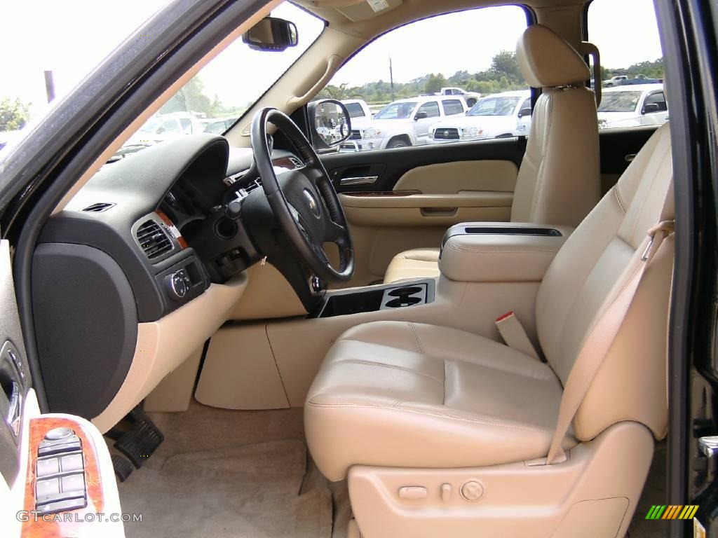 2007 Avalanche LTZ - Black / Ebony/Light Cashmere photo #9