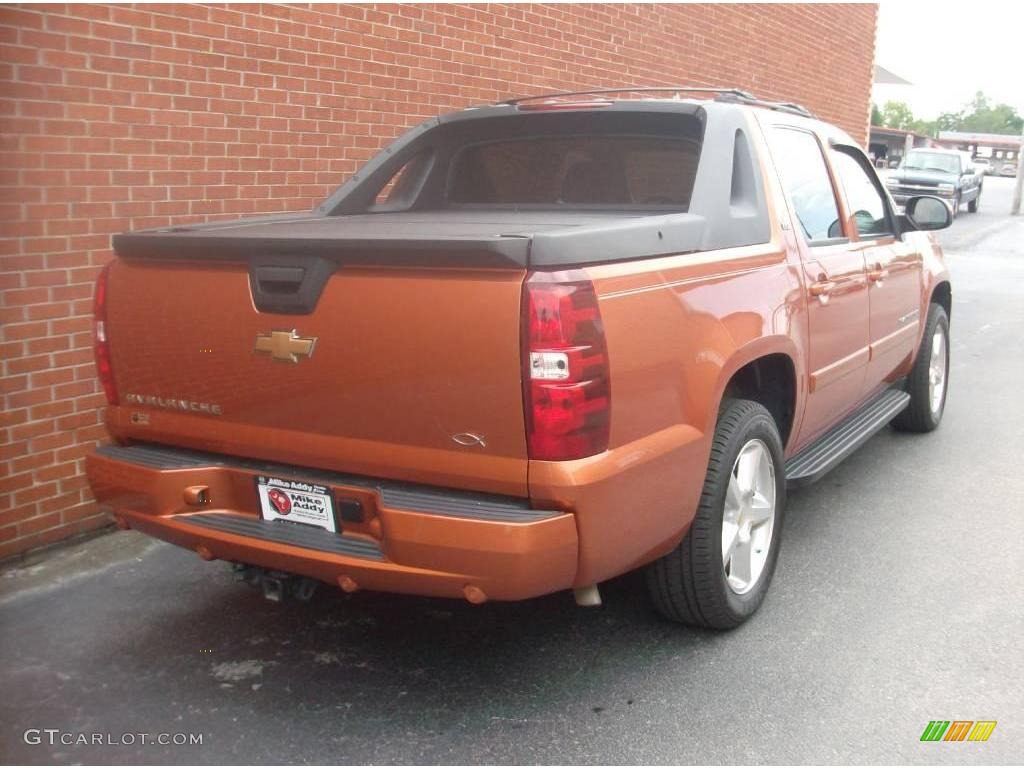 2007 Avalanche LTZ - Sunburst Orange Metallic / Dark Titanium/Light Titanium photo #5