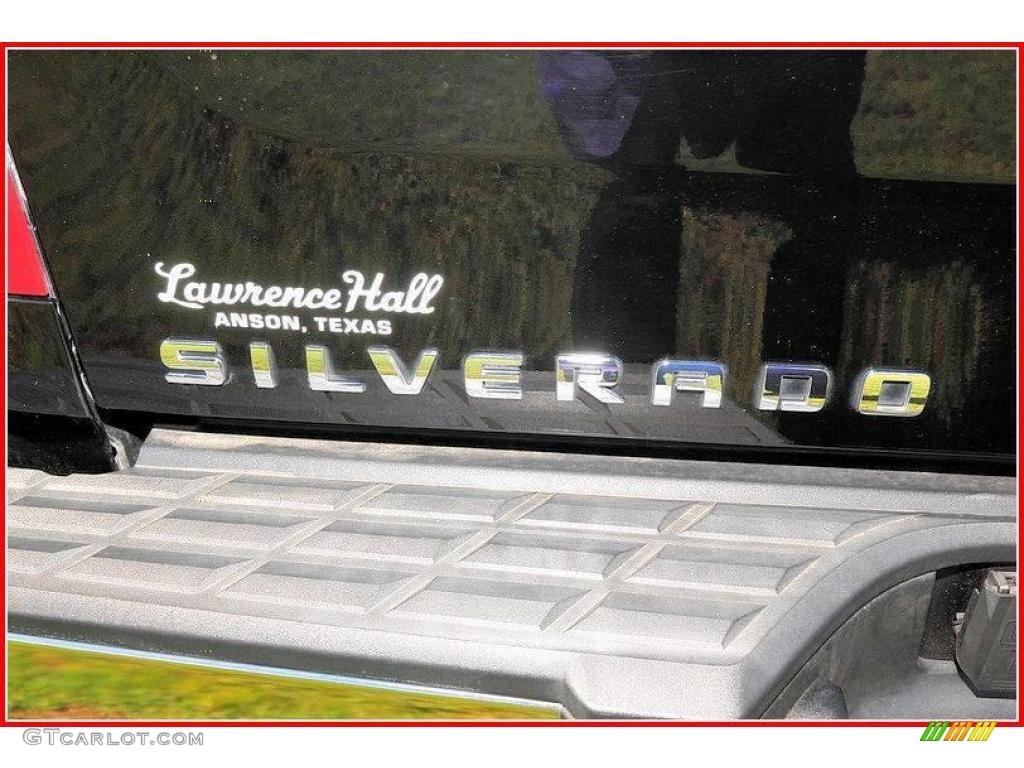 2007 Silverado 1500 LT Regular Cab - Black / Dark Titanium Gray photo #5