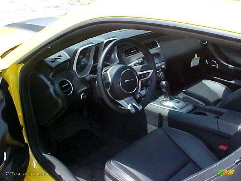 2010 Camaro LT Coupe - Rally Yellow / Black photo #12