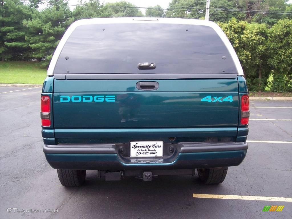 1998 Ram 1500 Sport Extended Cab 4x4 - Emerald Green Pearl / Gray photo #10