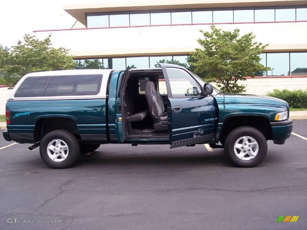 1998 Ram 1500 Sport Extended Cab 4x4 - Emerald Green Pearl / Gray photo #22