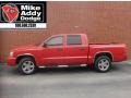 2007 Flame Red Dodge Dakota SLT Quad Cab  photo #1