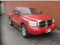 2007 Flame Red Dodge Dakota SLT Quad Cab  photo #10