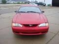 1995 Laser Red Metallic Ford Mustang V6 Coupe  photo #6