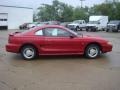 1995 Laser Red Metallic Ford Mustang V6 Coupe  photo #7