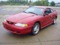 1995 Laser Red Metallic Ford Mustang V6 Coupe  photo #9
