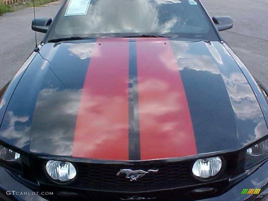 2005 Mustang GT Premium Coupe - Black / Dark Charcoal photo #4