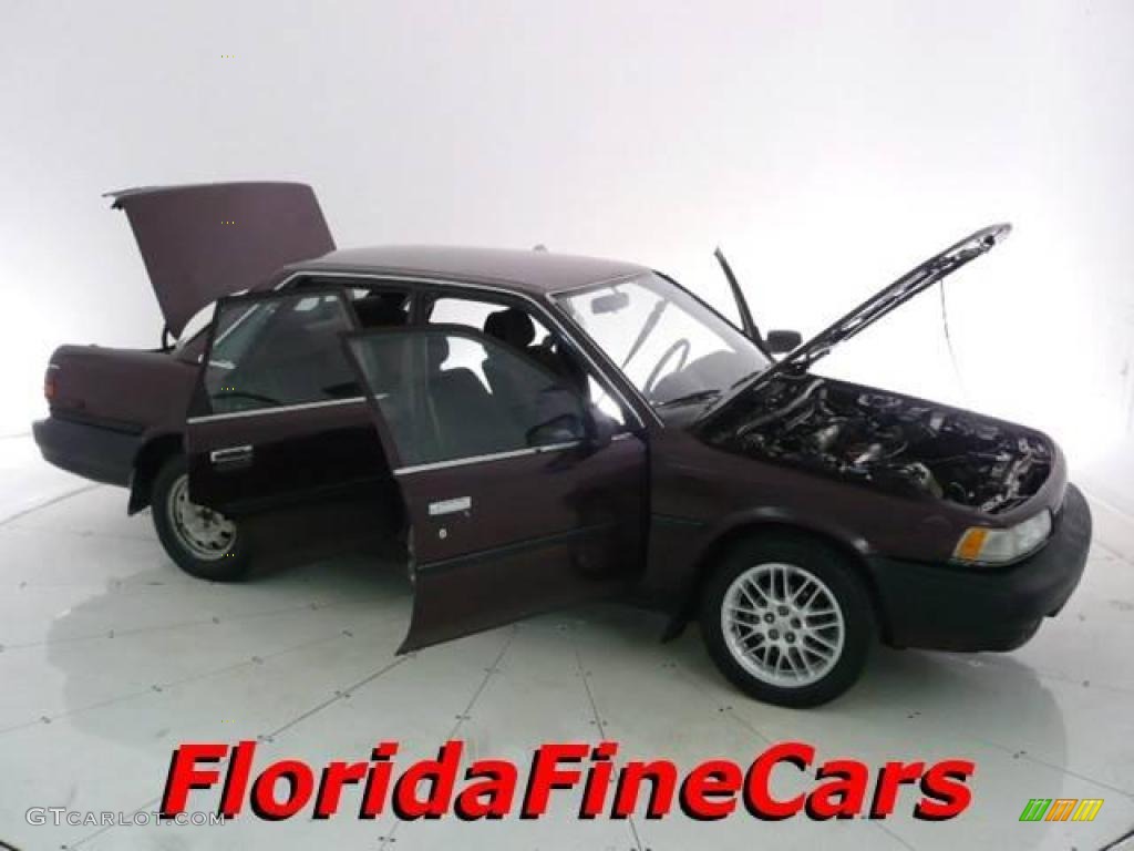 1991 Camry Sedan - Dark Red Pearl Metallic / Dark Red photo #7