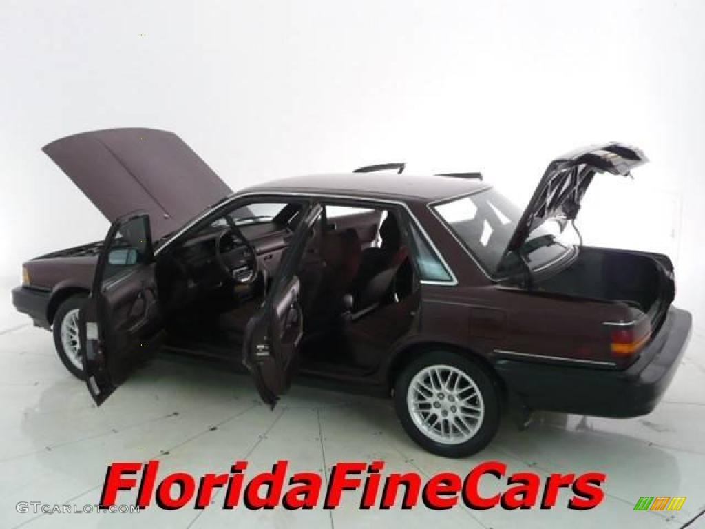 1991 Camry Sedan - Dark Red Pearl Metallic / Dark Red photo #8