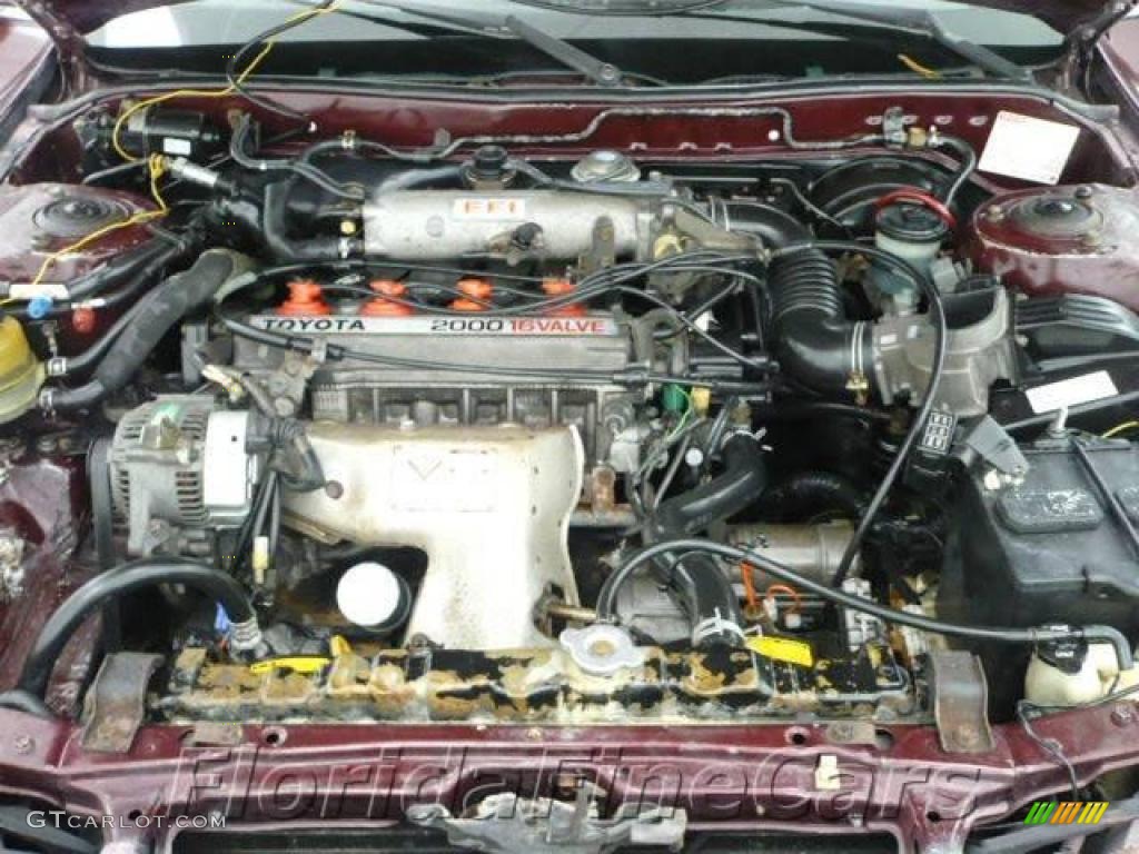 1991 Camry Sedan - Dark Red Pearl Metallic / Dark Red photo #9