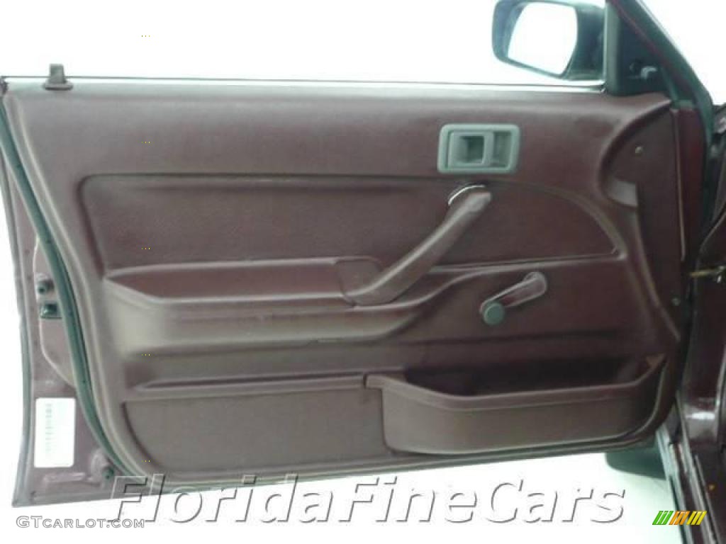 1991 Camry Sedan - Dark Red Pearl Metallic / Dark Red photo #10