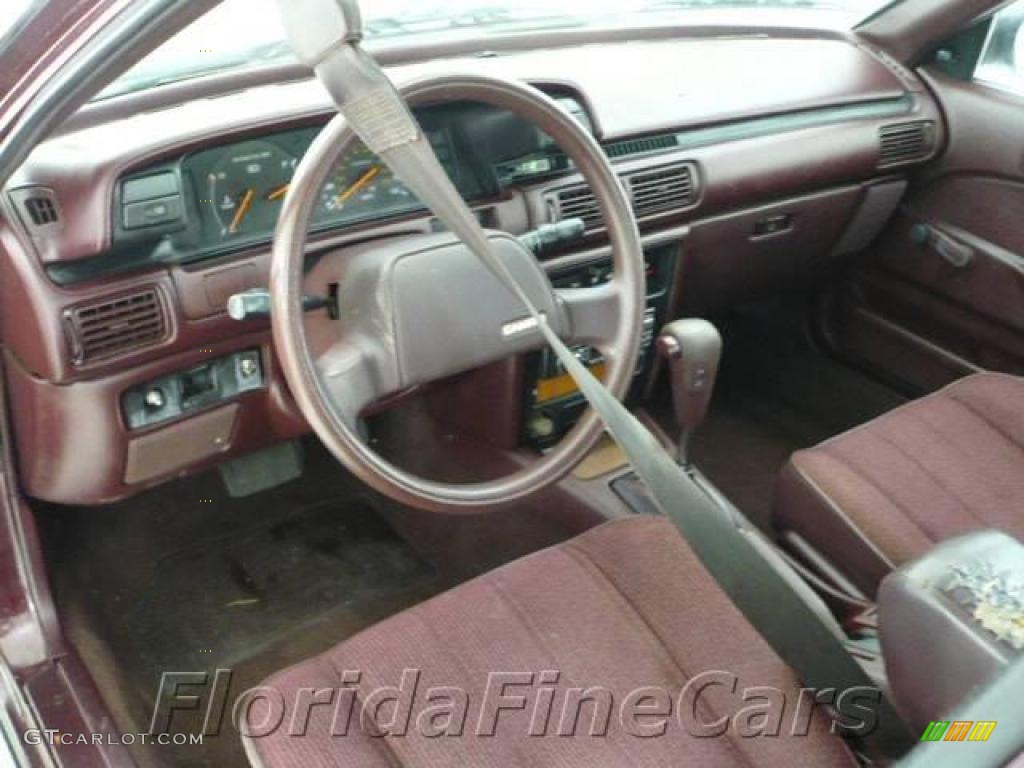 1991 Camry Sedan - Dark Red Pearl Metallic / Dark Red photo #11