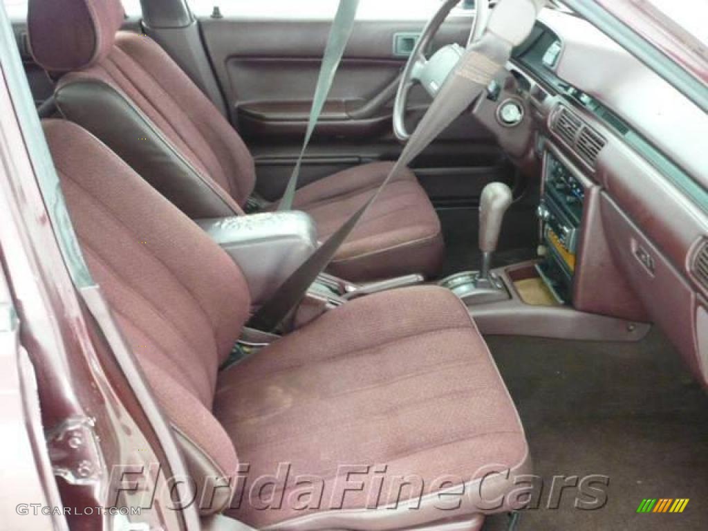 1991 Camry Sedan - Dark Red Pearl Metallic / Dark Red photo #12