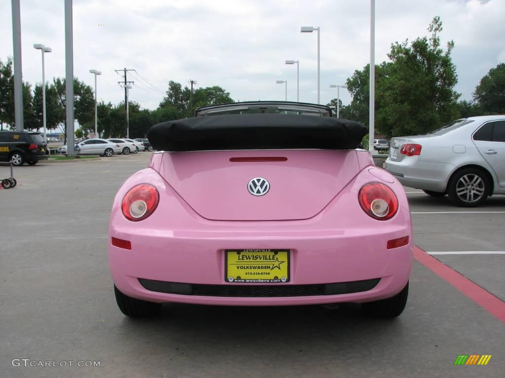 2009 New Beetle 2.5 Convertible - Custom Pink / Black photo #3