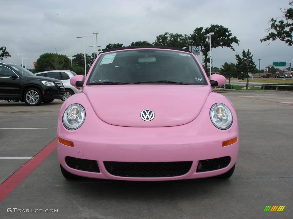 2009 New Beetle 2.5 Convertible - Custom Pink / Black photo #7