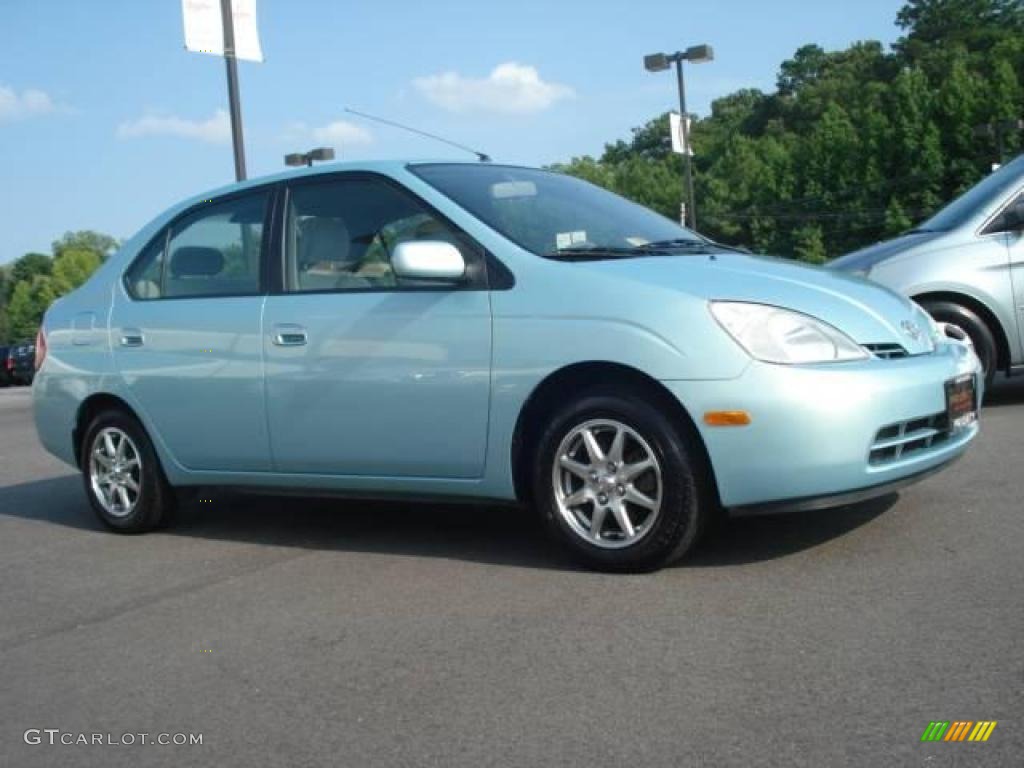 2003 Prius Hybrid - Aqua Ice Opalescent / Amethyst photo #7