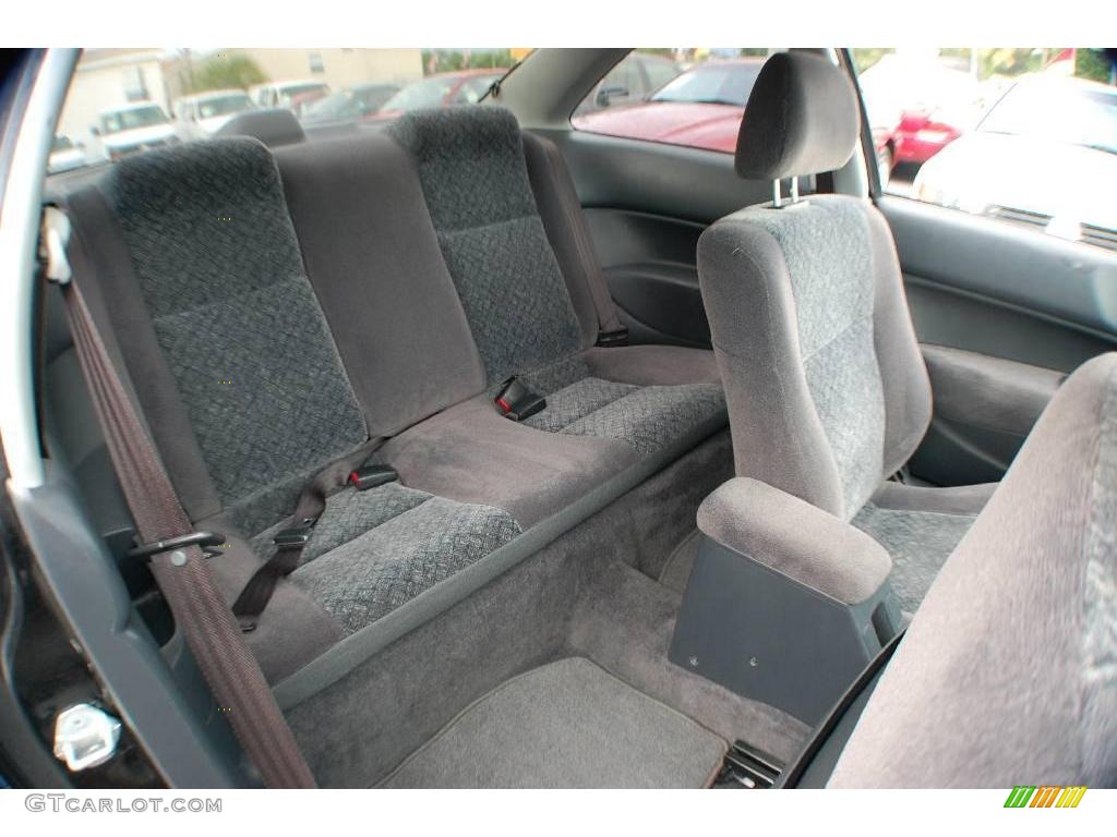 1997 Civic EX Coupe - Black Pearl Metallic / Gray photo #23