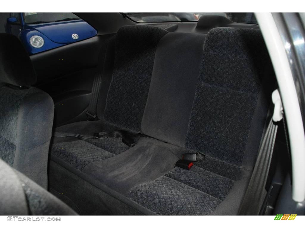 1997 Civic EX Coupe - Black Pearl Metallic / Gray photo #24