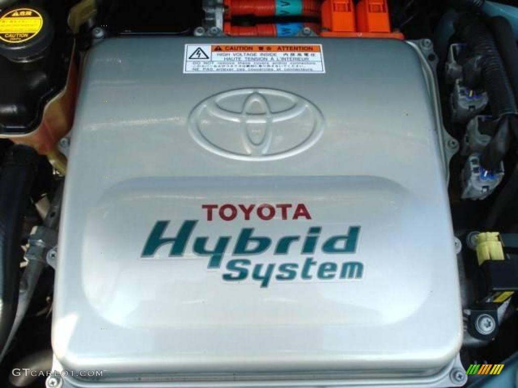 2003 Prius Hybrid - Aqua Ice Opalescent / Amethyst photo #20