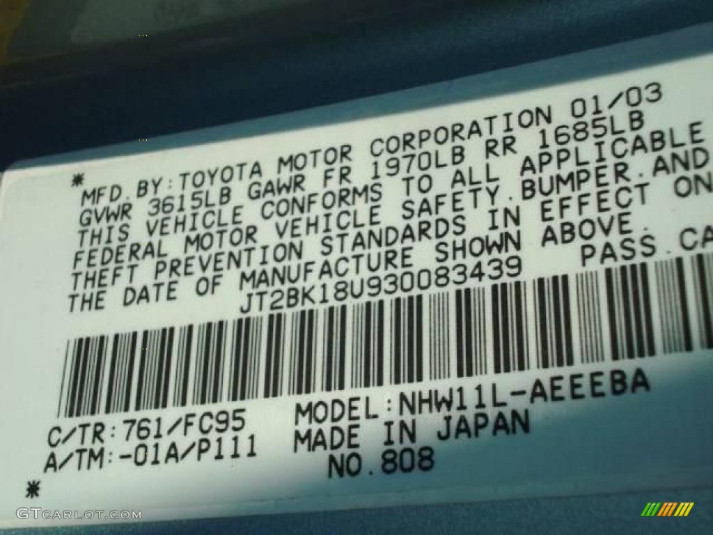 2003 Prius Hybrid - Aqua Ice Opalescent / Amethyst photo #22