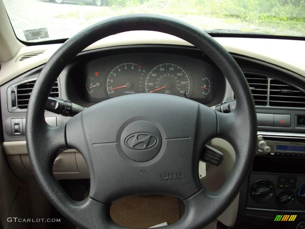 2001 Elantra GLS - Cranberry / Beige photo #8