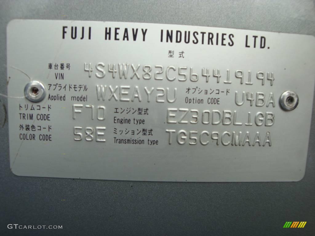 2006 B9 Tribeca Limited 5 Passenger - Titanium Silver Metallic / Gray photo #45