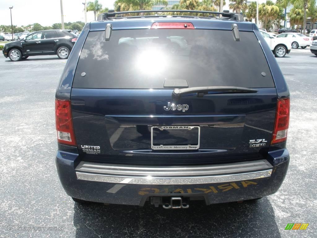 2006 Grand Cherokee Limited - Midnight Blue Pearl / Medium Slate Gray photo #4