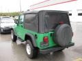 2004 Electric Lime Green Pearl Jeep Wrangler Unlimited 4x4  photo #3