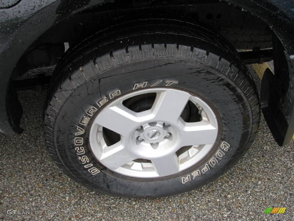 2005 Frontier SE Crew Cab 4x4 - Super Black / Desert photo #10