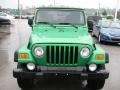 2004 Electric Lime Green Pearl Jeep Wrangler Unlimited 4x4  photo #10