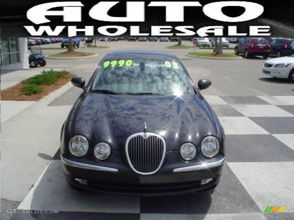 2003 S-Type 4.2 - Black / Dove photo #2