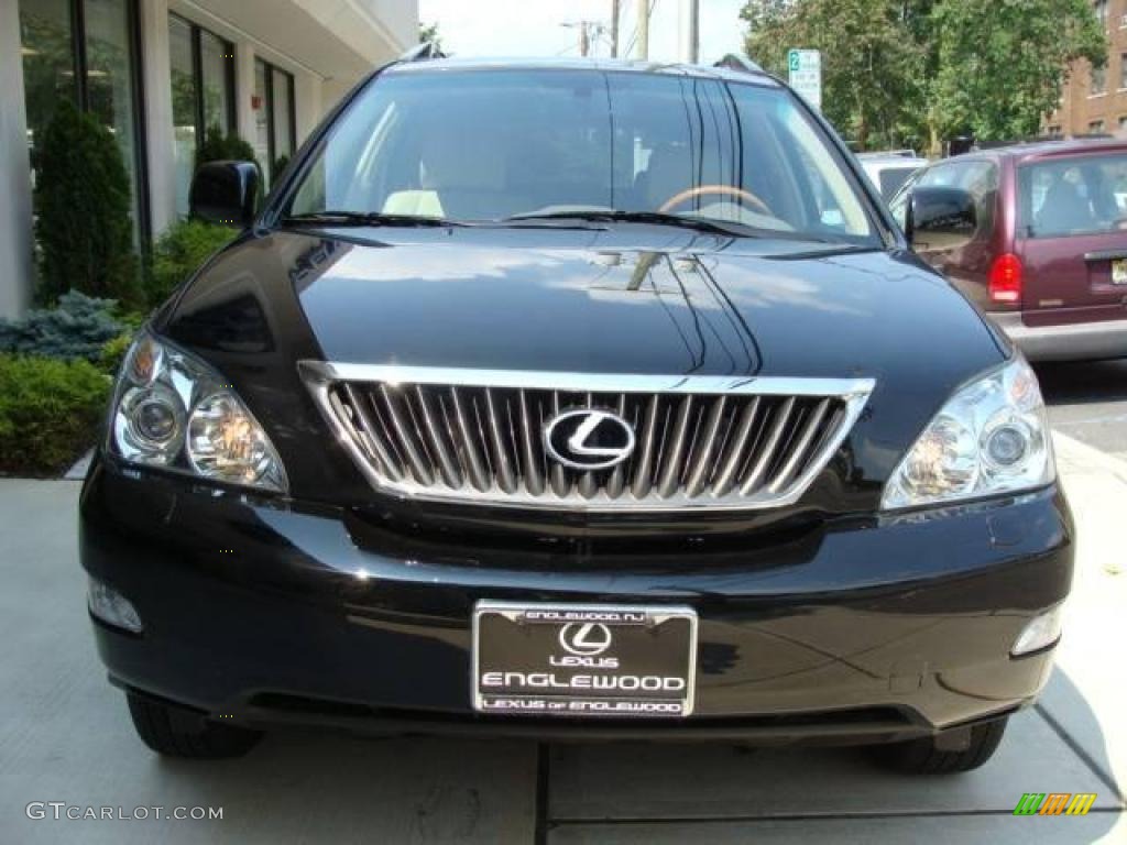 2009 RX 350 AWD - Black Sapphire Pearl / Parchment photo #2