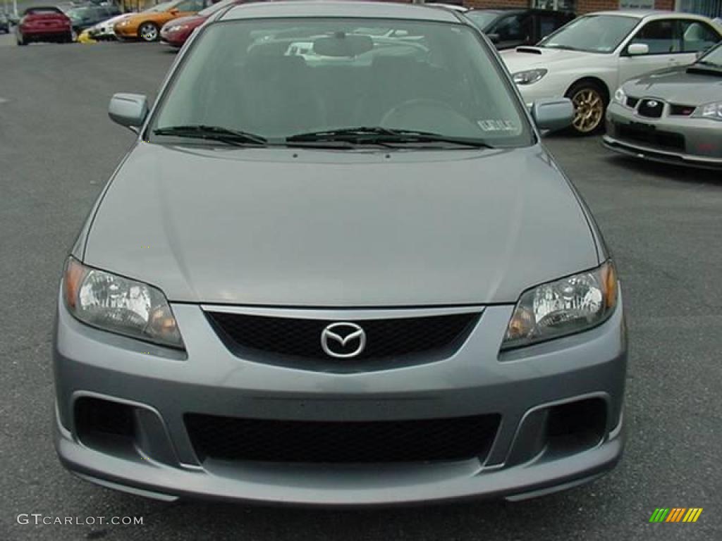 2003 Protege MAZDASPEED - Titanium Gray Metallic / Off Black photo #2