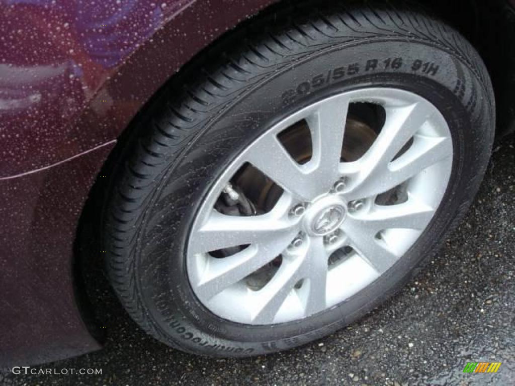 2007 MAZDA3 i Sport Sedan - Phantom Purple Mica / Beige photo #9
