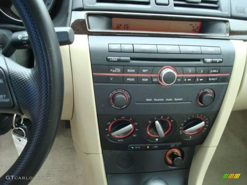 2007 MAZDA3 i Sport Sedan - Phantom Purple Mica / Beige photo #18